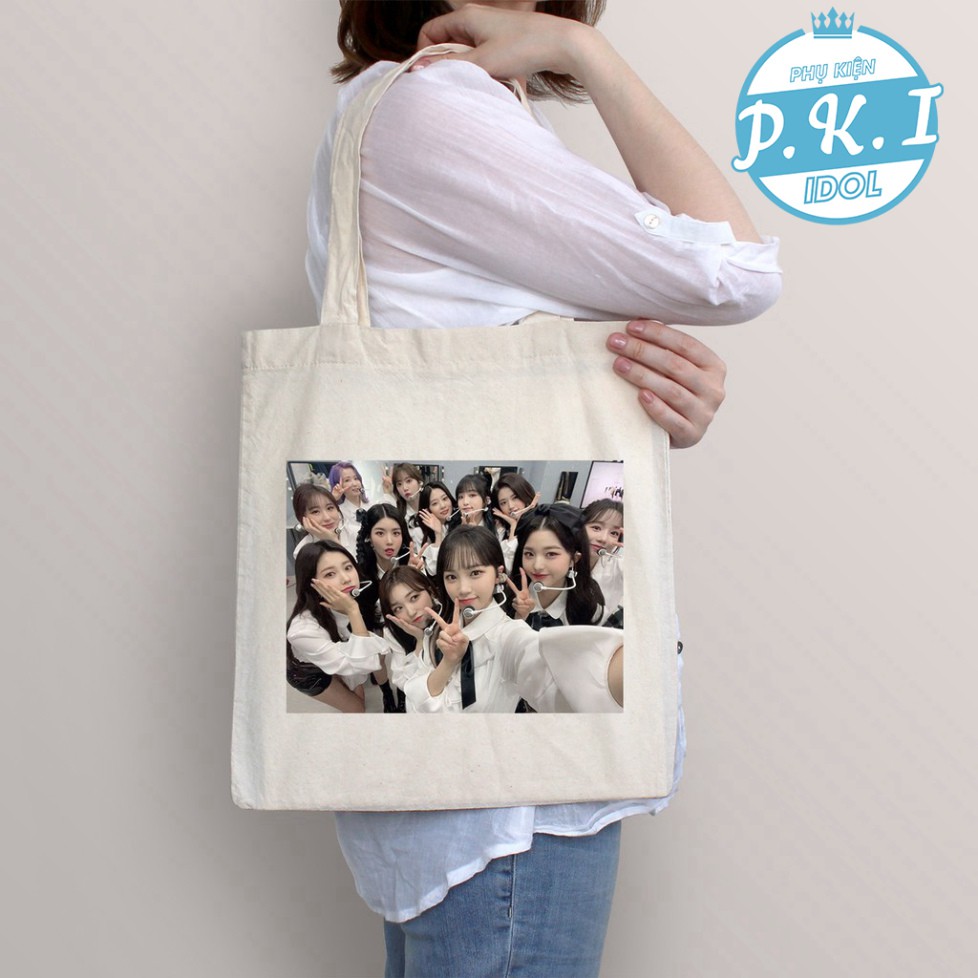 Túi Tote In Hình Nhóm Nhạc IZ*ONE 2021 - QUÀ TẶNG K-POP
