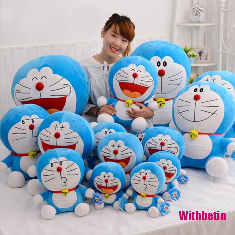 1 Búp Bê Nhồi Bông Đồ Chơi Hình Doraemon Đáng Yêu