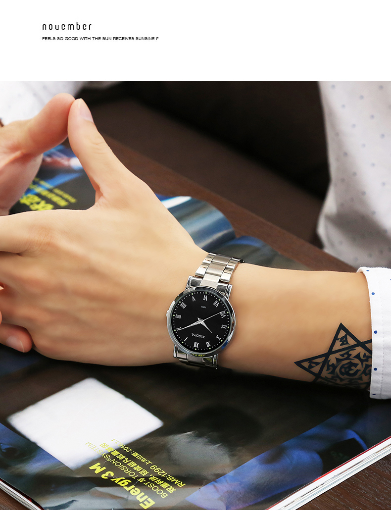 Đồng Hồ Đeo Tay XIAOYA 1091G Dây Đeo Bằng Thép Không Gỉ Thời Trang Cho Nam | BigBuy360 - bigbuy360.vn