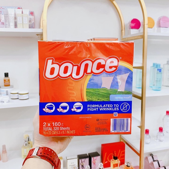 NGUYÊN PACK 2 HỘP Giấy Thơm Bounce 4in1 Mỹ - GIẤY THƠM QUẦN ÁO, TÚI XÁCH, TỦ, XE OTO