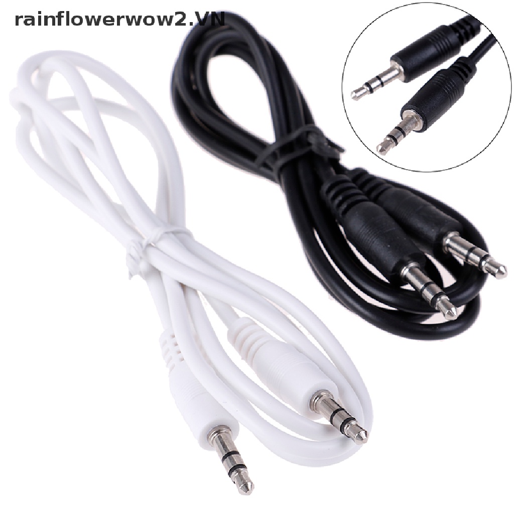 1 Dây Cáp Âm Thanh aux Giắc Cắm 3.5mm Dài 1m Chuyên Dụng Cho Xe Hơi