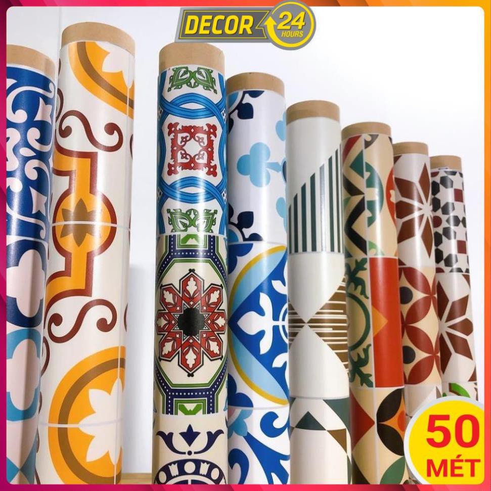 Cuộn 50 mét decal gạch bông đà nẵng DGB-034 - Giá sỉ