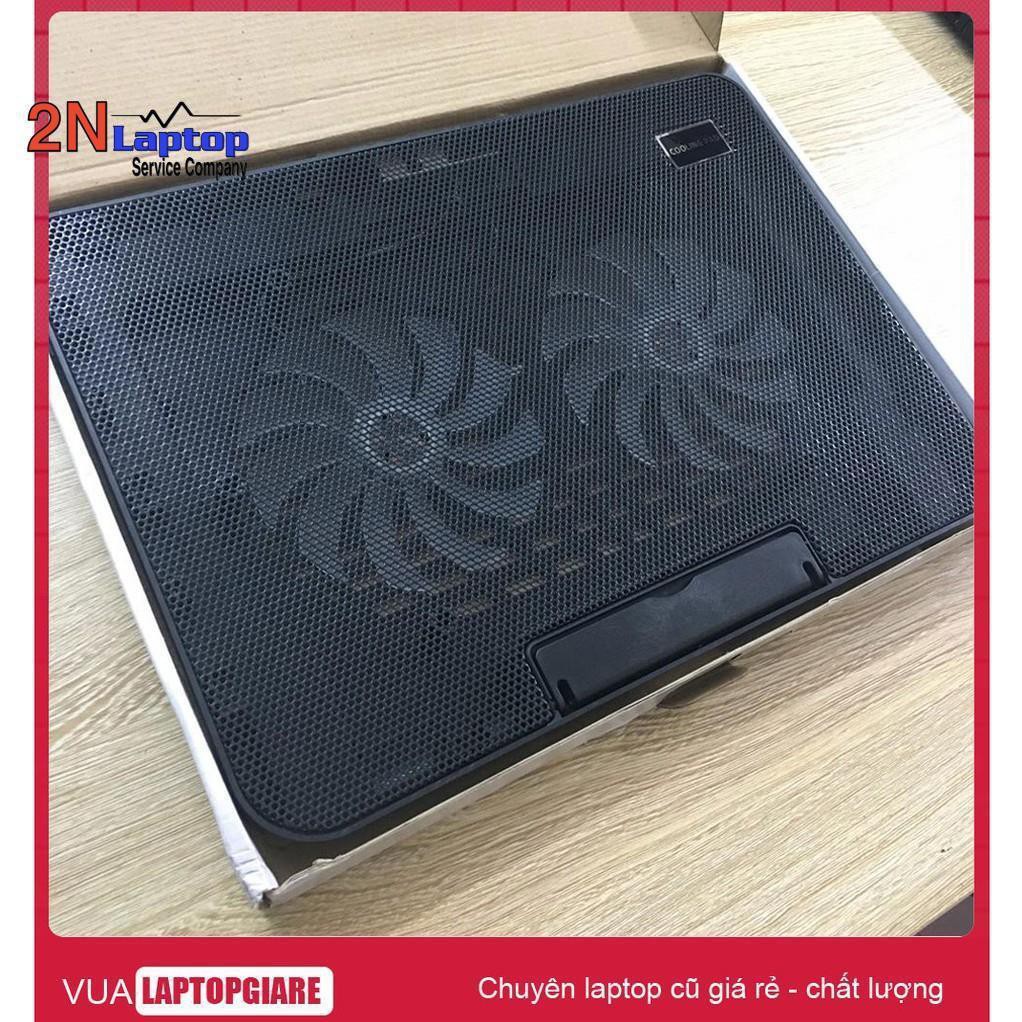 Đế quạt tản nhiệt cho laptop, 2 quạt, tạo nghiêng 45 độ