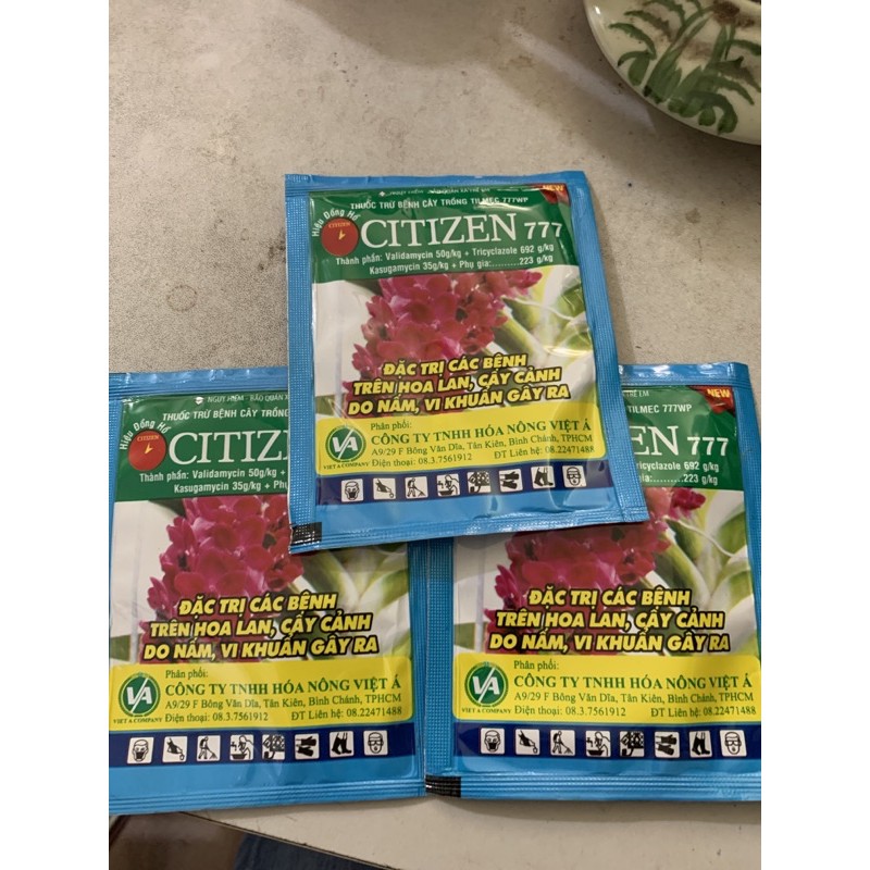 Thuốc trừ bệnh CITIZEN 777, Đặc trị vi khuẩn và nấm cho hoa lan, cây cảnh