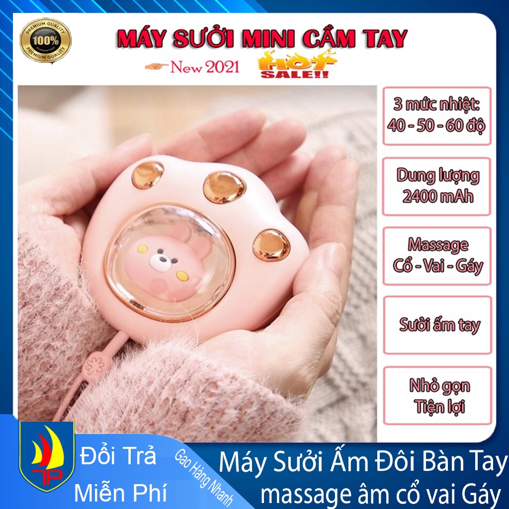 Máy sưởi mini cầm tay đa chức năng, quạt sưởi ấm mini thông minh nhỏ gọn, bỏ túi