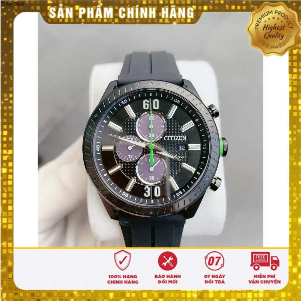 Đồng hồ Nam chính hãng Citizen CA0665-00E - Máy Quartz pin Eco Drive năng lượng ánh sáng - Kính khoáng cứng