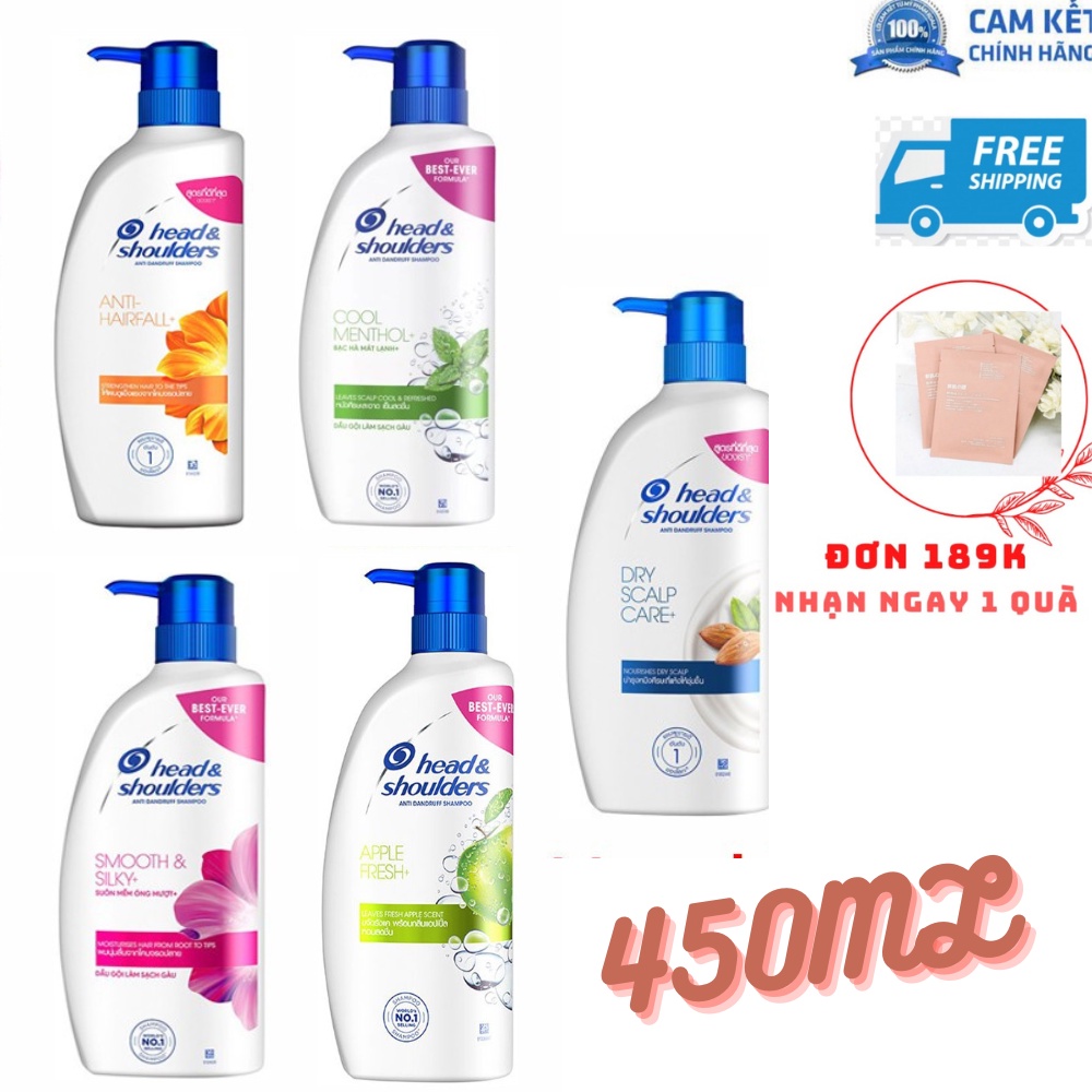 Dầu Gội Đầu ngăn ngừa gàu Head and Shoulder anti dandruff shampoo Thái Lan 450ml
