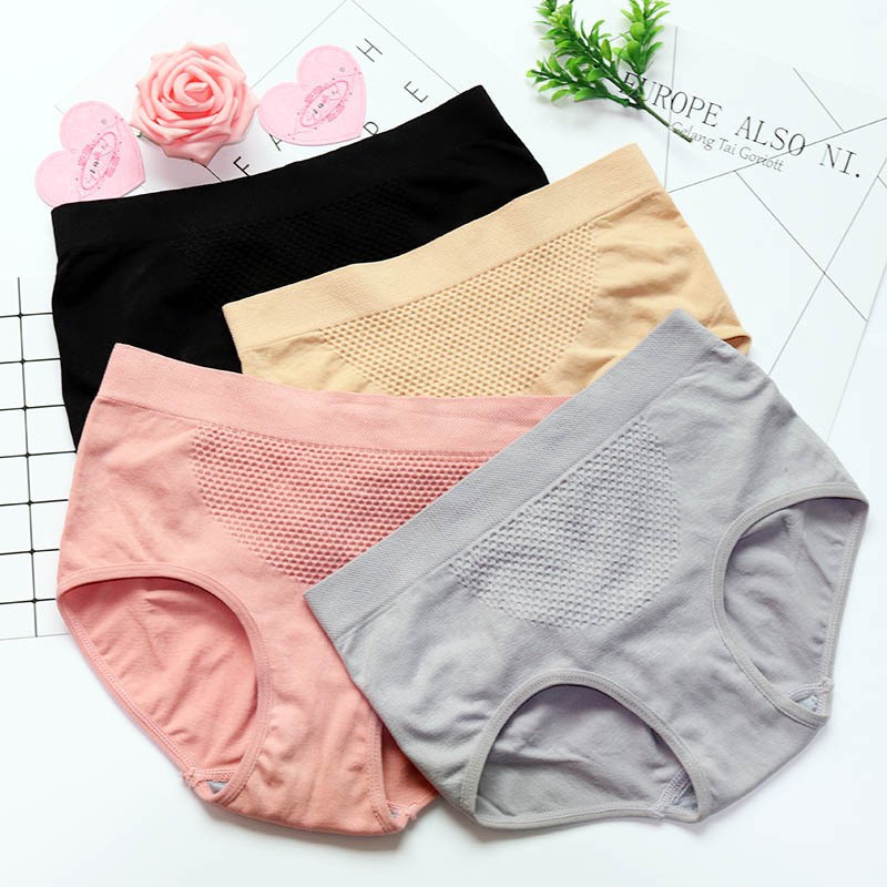 Quần lót nữ cotton kháng khuẩn xuất Nhật cao cấp có BIGSIZE loại 1 mềm mịn nâng mông co dãn tốt QL01