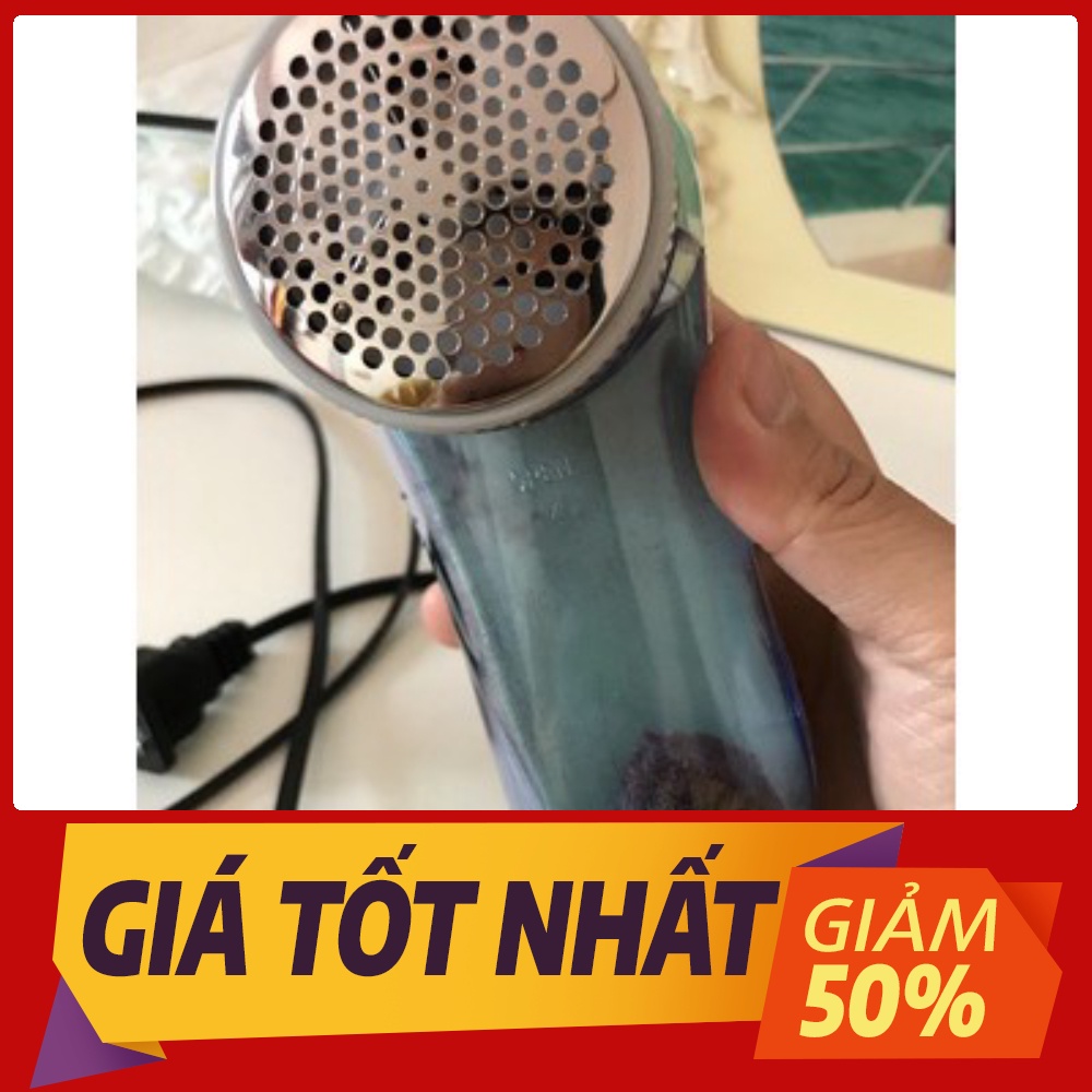 (BẢO HÀNH 6T)Máy cắt lông xù quần áo dùng cắm điện,cao cấp tặng kèm 6 lưỡi cắt