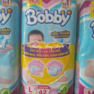 Tã dán siêu thấm Bobby S56, M48, L42, XL38
