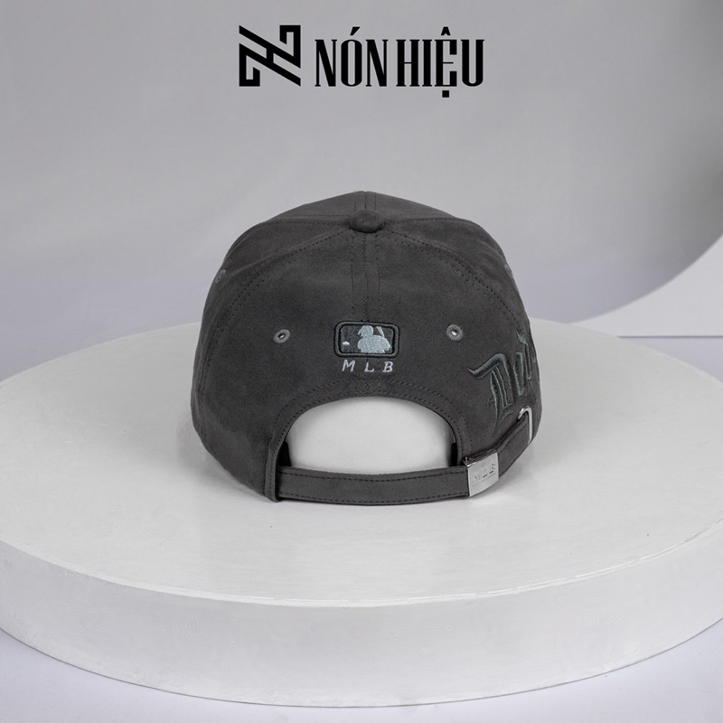 Mũ lưỡi trai cao cấp LA Da lộn Made In Korea Full Tem Mark hãng