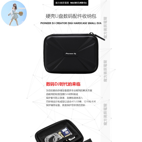 Túi Đựng Dây Cáp Dữ Liệu Thẻ Nhớ Usb Pioneer Dj | BigBuy360 - bigbuy360.vn