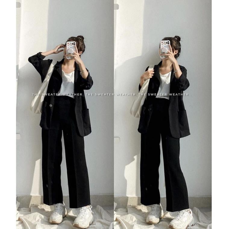 Áo Vest Trơn Voan Mỏng- Áo Blazer Voan Dài Tay M855 -TTQC168 | BigBuy360 - bigbuy360.vn