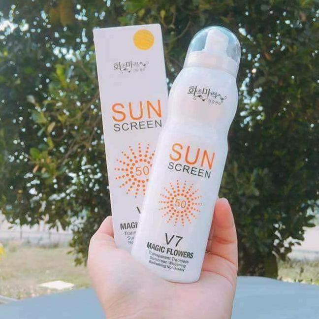 Xịt chống nắng Hàn Quốc Sun Screen V7