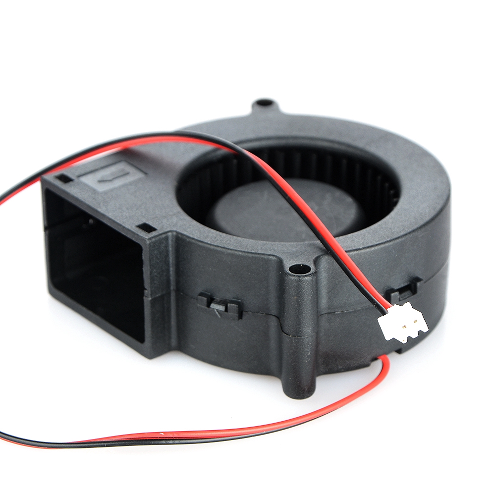 Quạt hút ly tâm 7530 75mm DC 12V 0.36A thông dụng