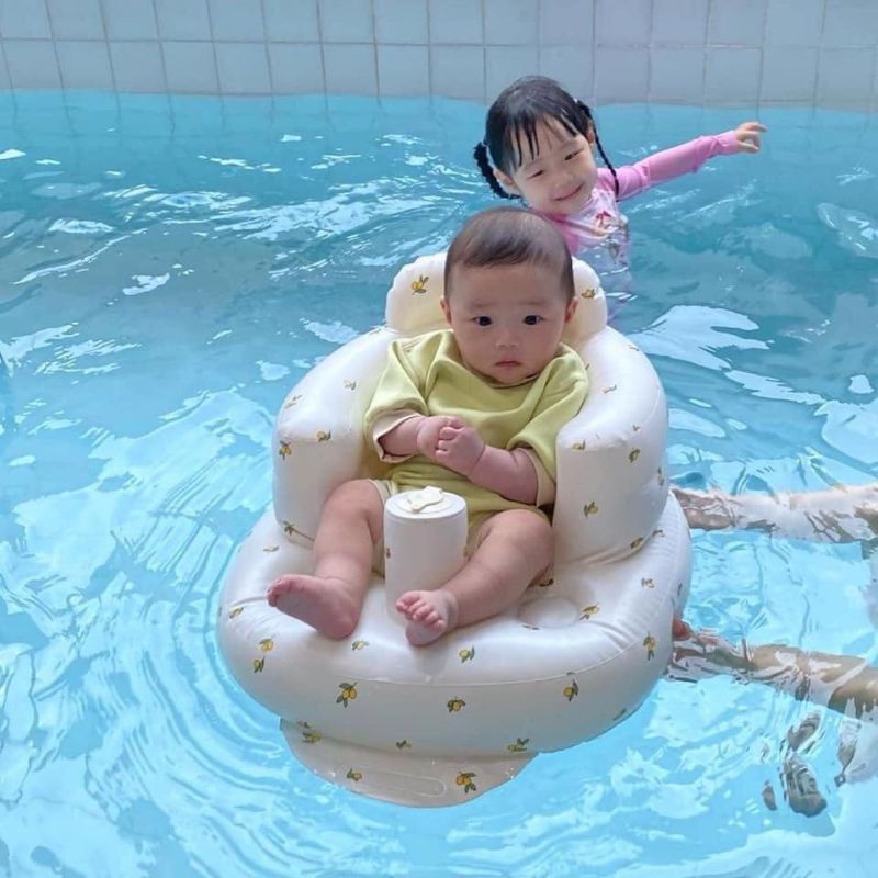 Ghế Hơi Tập Ngồi Cho Bé PLAYING Bar rot - Họa Tiết Oliu , Gấu, Tulyp 6M+