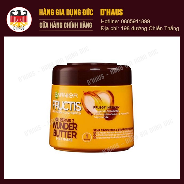 KEM Ủ PHỤ HỒI TÓC GARNIER FRUCTIS OIL REPAIR 3 300ML