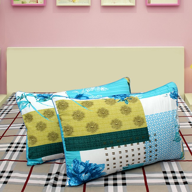 Combo 2 áo gối cotton vải TL 50x70cm, chất vải dày mịn mát bền màu không xù lông, chat chọn mẫu - Ben Ben