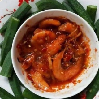 com bo mắm tôm chua mắm mực