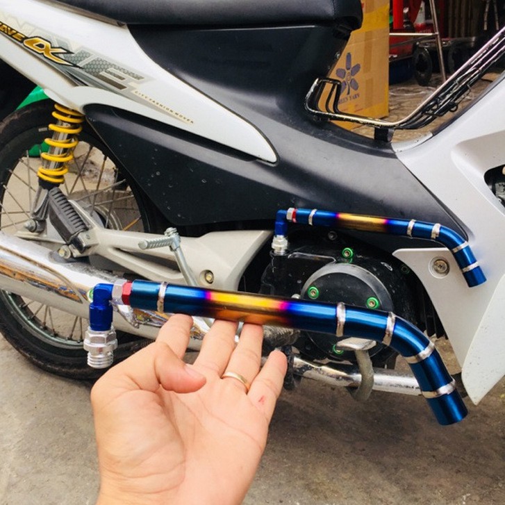 ỐNG THÔNG HƠI TITAN GẮN NẮP NHỚT SỬ DỤNG CHO XE HONDA VÀ YAMAHA