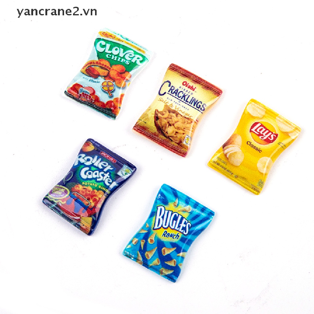Set 5 Đồ Chơi Khoai Tây Chiên Tỉ Lệ 1 / 6 Dành Cho Nhà Búp Bê