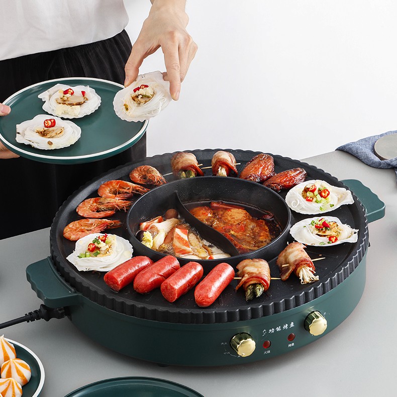 Nồi lẩu nướng điện đa năng M2-PLUS -GD184 #2 Nồi lẩu nướng điện đa năng M2-PLUS -GD184 #2