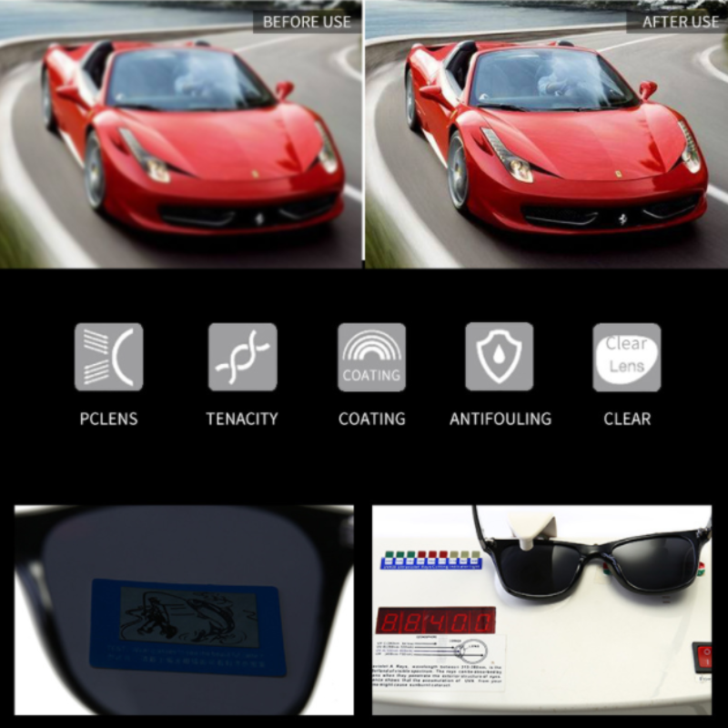 Kính Mát Phân Cực Chống Ánh Sáng Xanh Dùng Khi Lái Xe Cho Nam Và Nữ