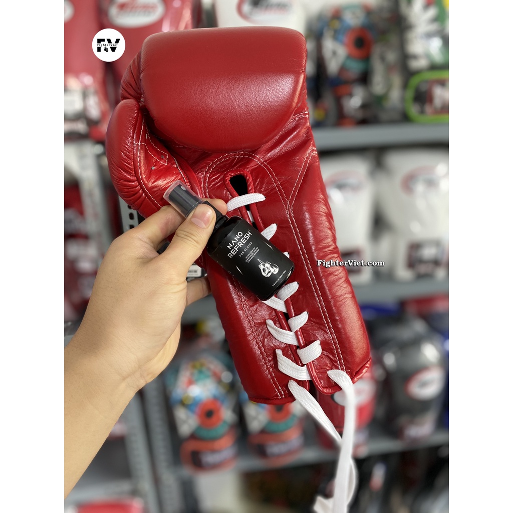 Xịt khử mùi găng tay boxing &amp; giày dép Nano Refresh (Viện Pasteur kiểm định)