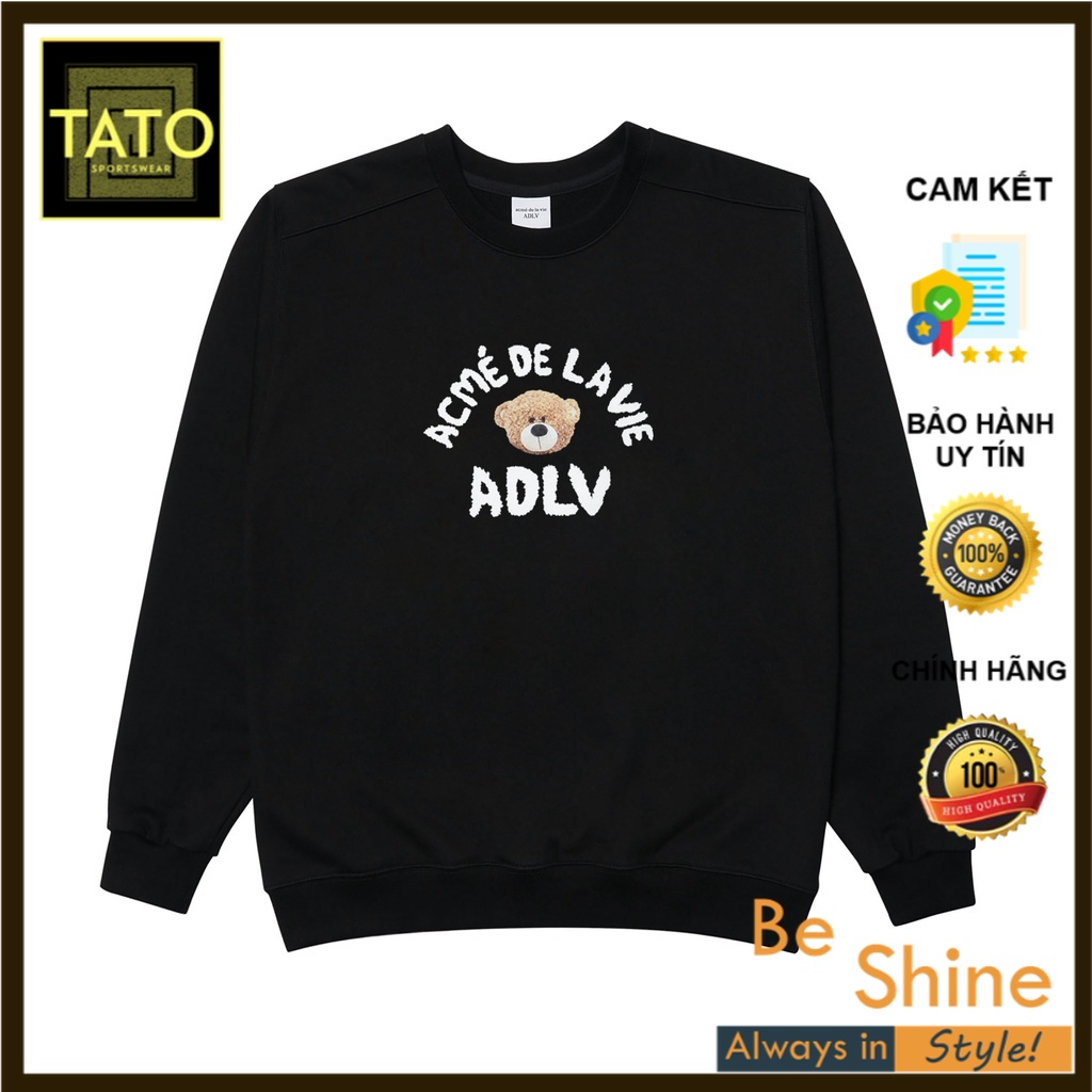 Áo Sweater ADLV - Áo Nỉ da cá Dài Tay Unisex Form Rộng Hot Trend Thu Đông 2021 - TATO Unisex Clothing