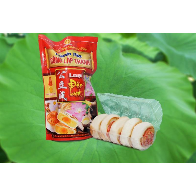 Bánh Pía Sóc Trăng Đậu Xanh Sầu Riêng Trứng Nhỏ (550g/5 cái)