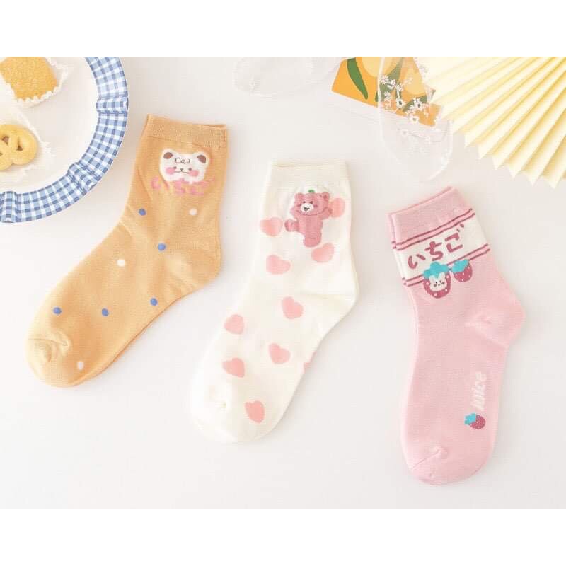 Tất nữ cổ cao phong cách Candy