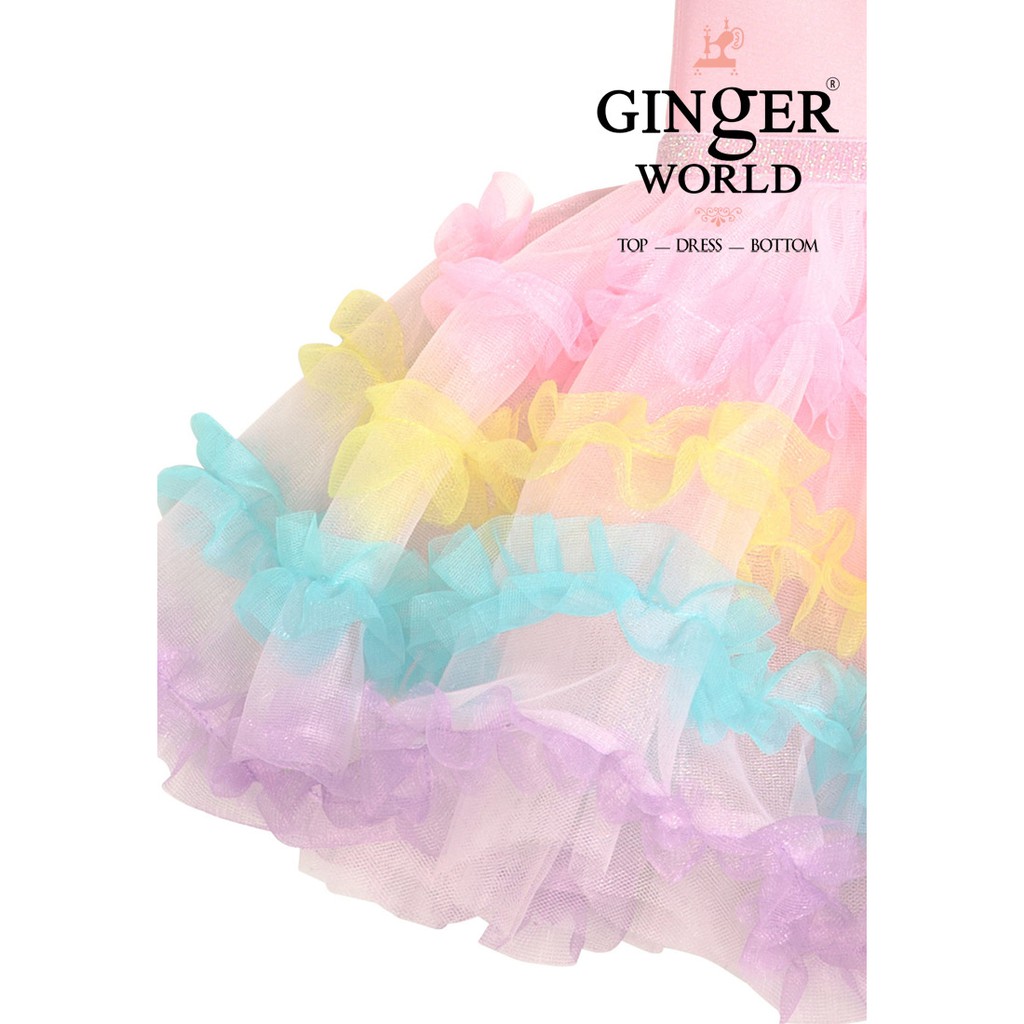 Váy múa ba lê bé gái từ 9kg đến 40kg Gingerworld PD343