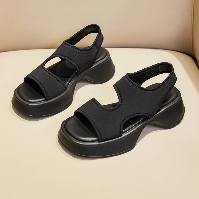 Giày Sandal Đế Dày Thời Trang Biển Xinh Xắn Cho Nữ