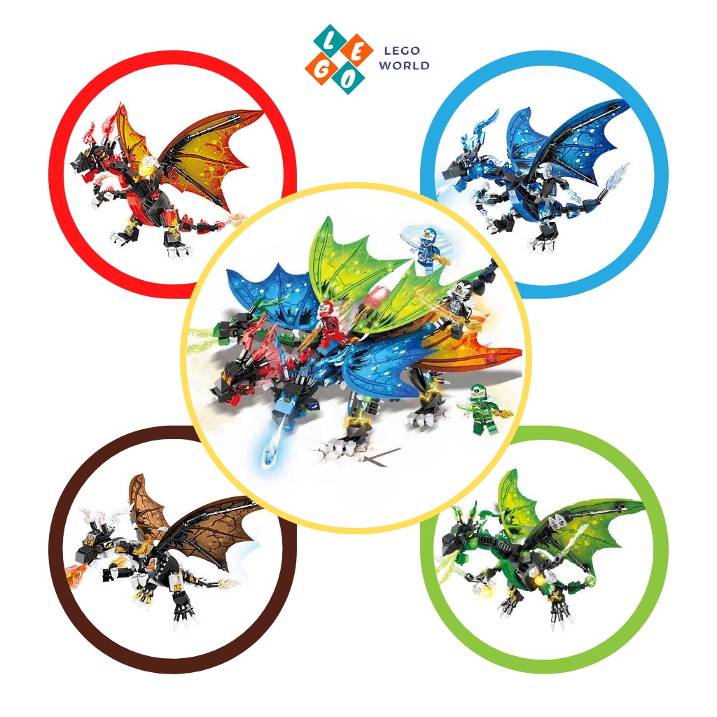 Lego Ninjago mô hình đồ chơi lắp ráp rồng thông minh Ninja Devil Dragon A8100 - shop Lego World