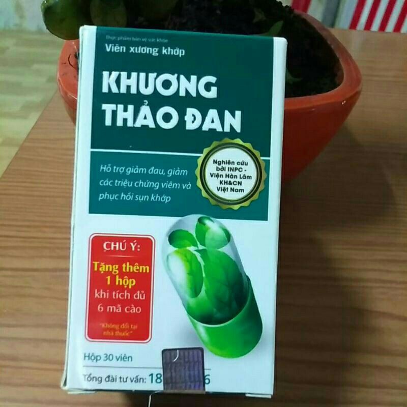 Viên uống Khương Thảo Đan ⚡ CAM KẾT CHÍNH HÃNG ⚡ Viên uống hỗ trợ thoái hóa khớp, làm trơn và phục hồi