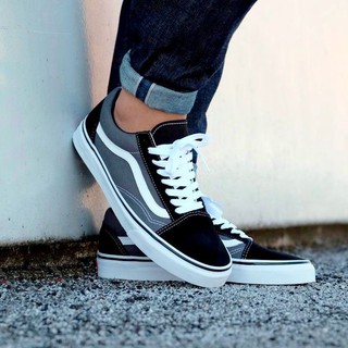 Giày Vans Old Skool xám đen