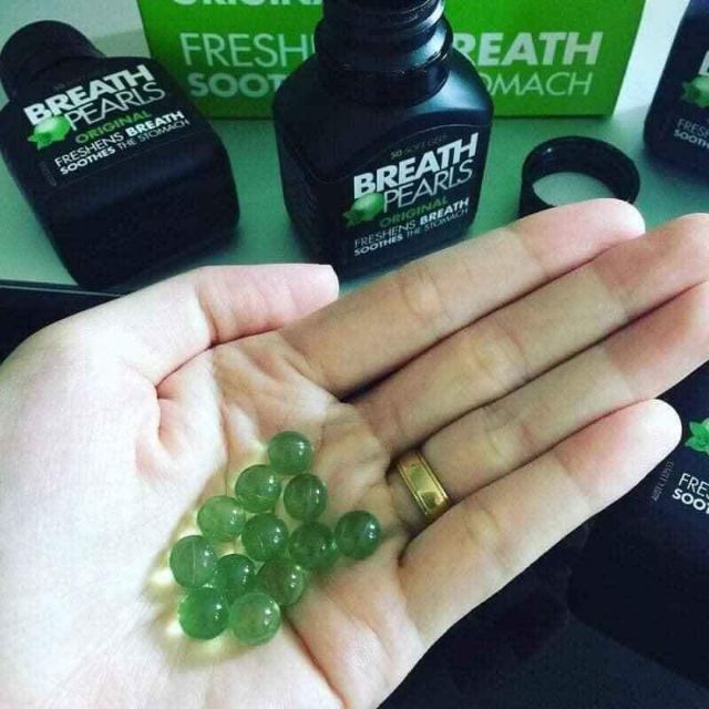 VIÊN UỐNG THƠM MIỆNG BẠC HÀ BREATH PEARLS ÚC