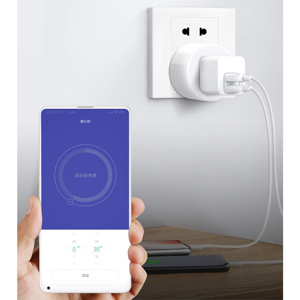 (*)GIAO HỎA TỐC Ổ ĐIỆN THÔNG MINH Wifi Xiaomi/Gosund CP1- Fullbox- BH 1 tháng