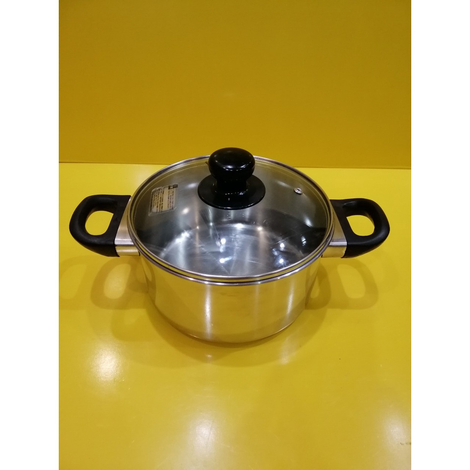 Nồi inox nội địa Nhật, size 21cm, cao 11cm (mã 959), Dùng được bếp từ