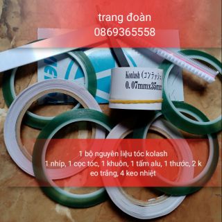 Combo nguyên liệu làm mi 1 bộ kèm 1 nhíp 1 khuôn