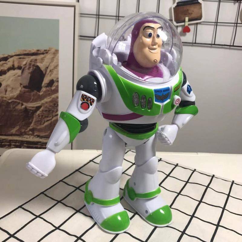 Mô Hình Nhân Vật Buzz Lightyear Woody Và Tris Có Đèn Và Âm Thanh Trong Phim Toy Story 4
