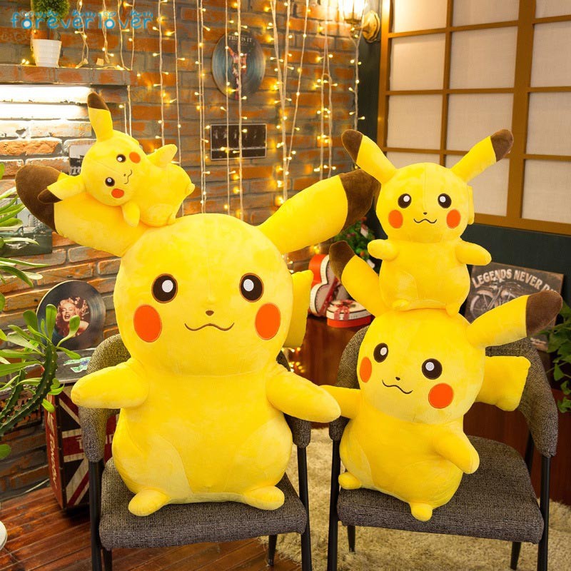 Thú Nhồi Bông Hình Pikachu Dễ Thương