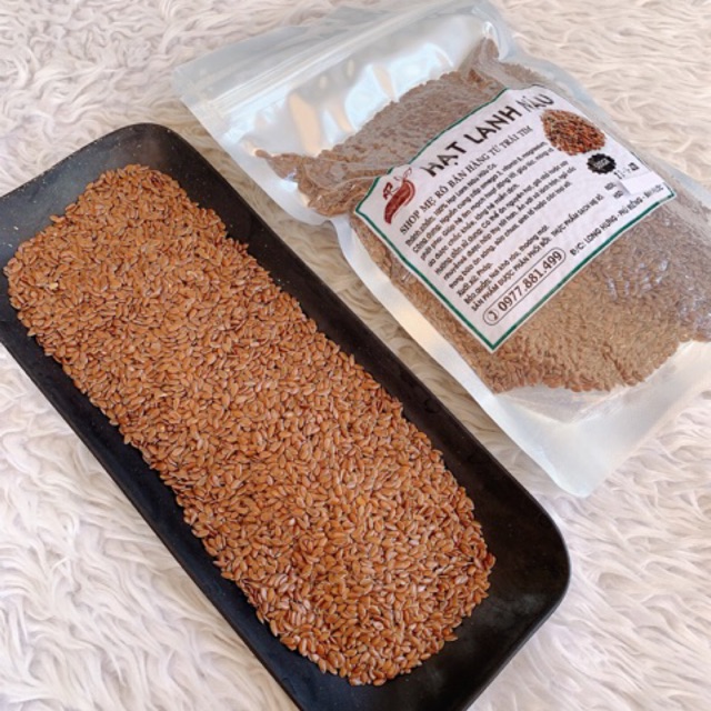 500GRAM HẠT LANH NÂU PHÁP