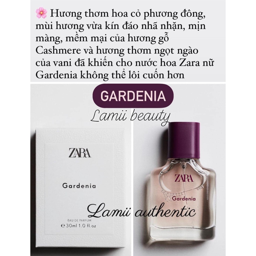 Nước hoa ZARA Gardenia 30ml chính hãng Spain