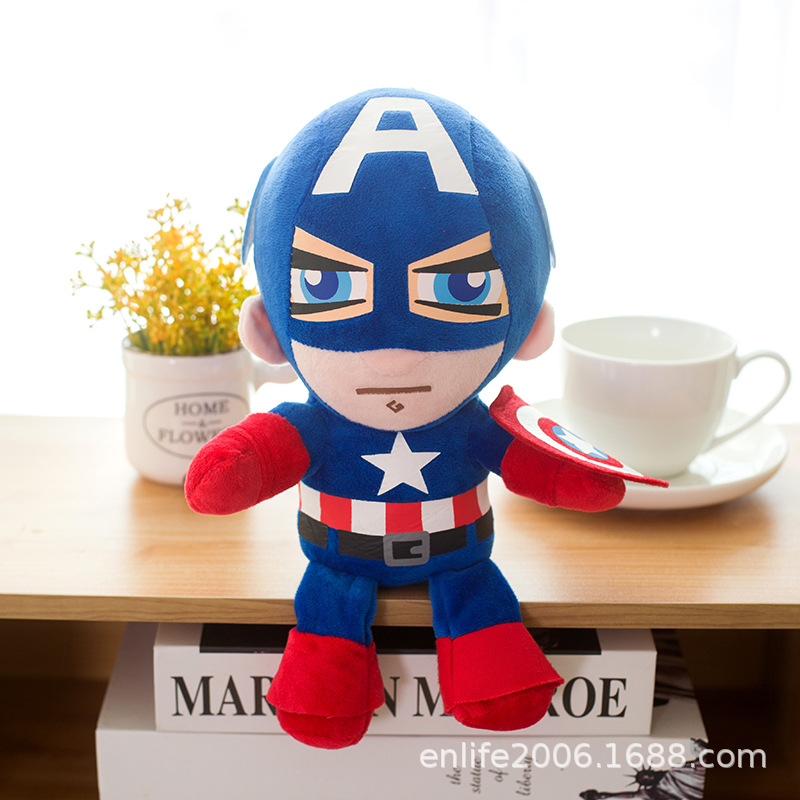 Mới Đồ Chơi Nhồi Bông Hình Nhân Vật Loki Fury Vision Hulk Captain America Ant-Man Spider-Man Iron Man