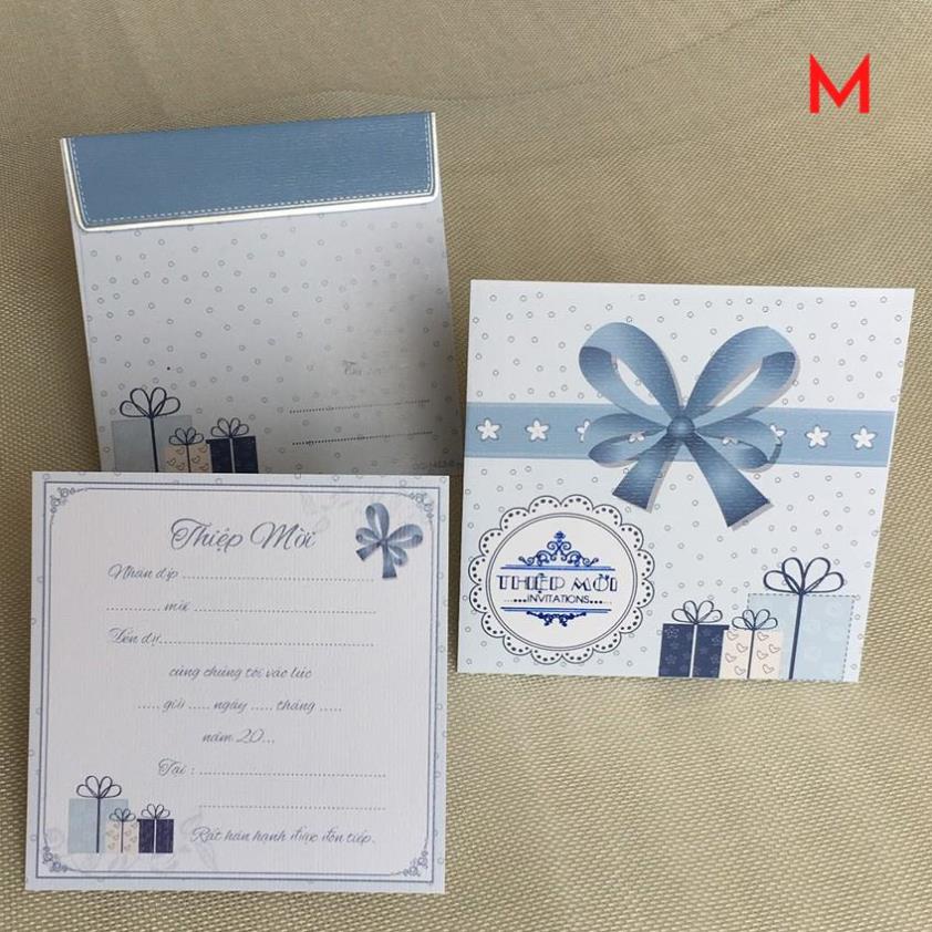 ✅|𝗦𝗵𝗼𝗽 𝗨𝘆 𝗧𝗶́𝗻| Thiệp Mời Sinh Nhật, Thiệp Mời Thôi Nôi, Thiệp Mời Đầy Tháng Cho Bé [DQ-1453-E]