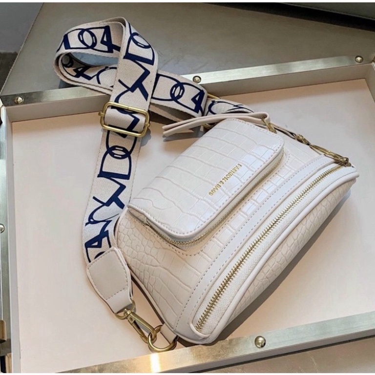 Túi đeo chéo bao tử nữ đẹp cá tính đi chơi hot trend