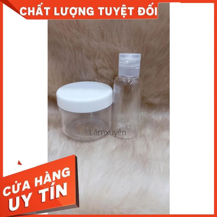 Bình chiết nắp bật_ hũ chiết hộp tròn