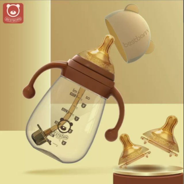 Bình sữa Gấu + bộ cọ