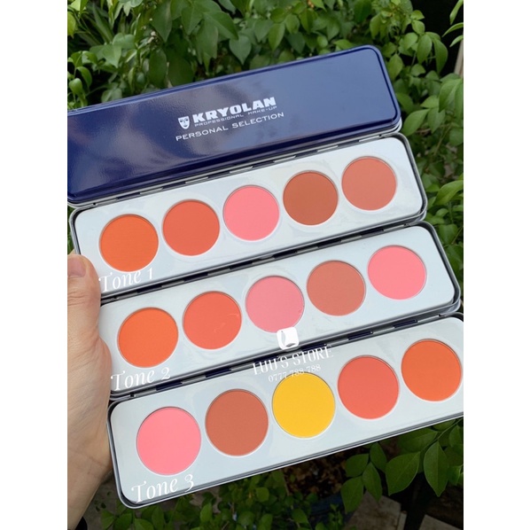 Bảng Má Hồng Kryolan 5 ô